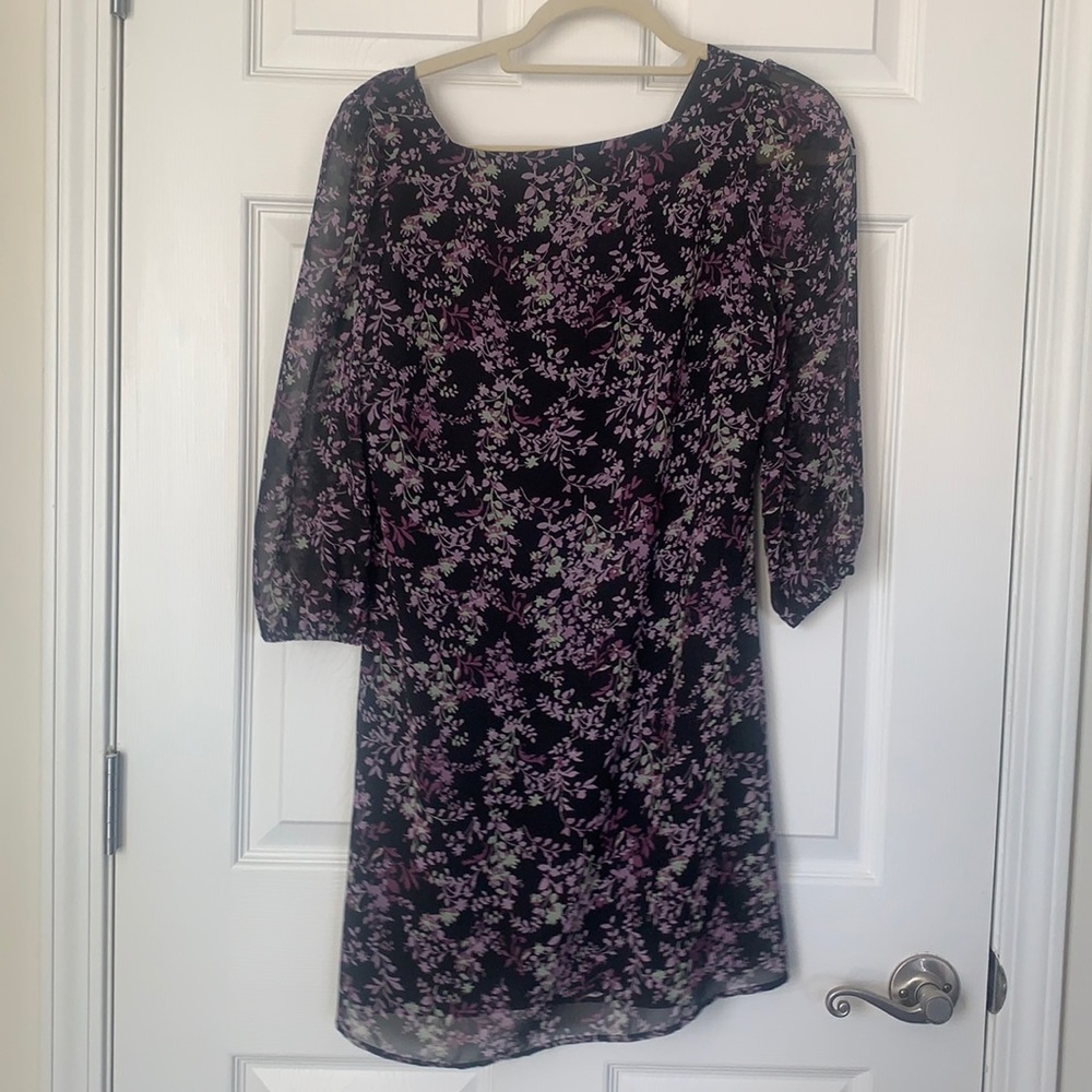 Lavender floral dress